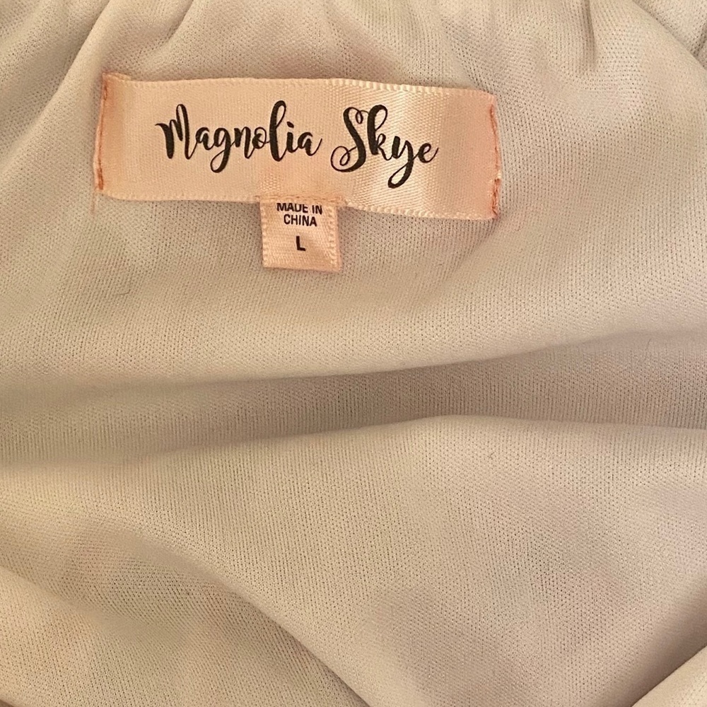 MAGNOLIA SKYE Jumpsuit Ruffles Lightweight White - Picture 5 of 5